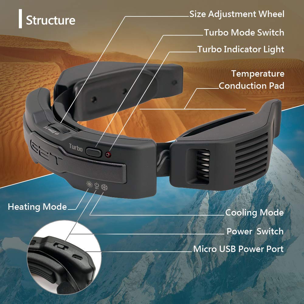 Ｇ２Ｔ　n１plus warm／cool G2T Moai N1 Plus Portable 2 in 1 Electric Scarf Warming and